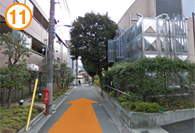 東高円寺駅から経路写真11