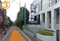東高円寺駅から経路写真3